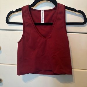 Athleta cropped tank Size M